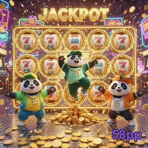 Exciting live gaming and slot action at 58pp