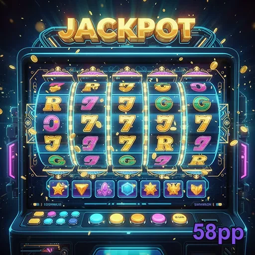 Diverse slot games available on mobile at 58pp