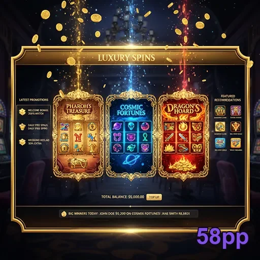 VIP player enjoying exclusive promotions at 58pp